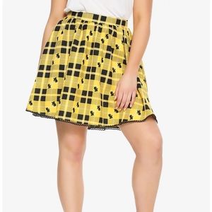 Hot Topic Harry Potter Hufflepuff skirt size 4